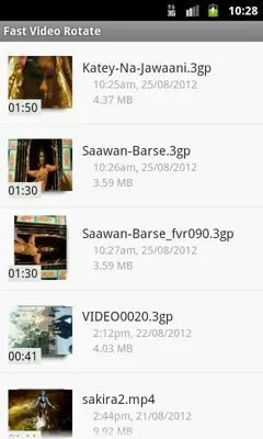 Fast Video Rotate Trial android App screenshot 2